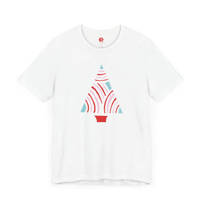 Miriam Rose "Abstract Holiday Tree" Unisex Jersey Short Sleeve Tee (MRTS76RCP) (+2 colors)