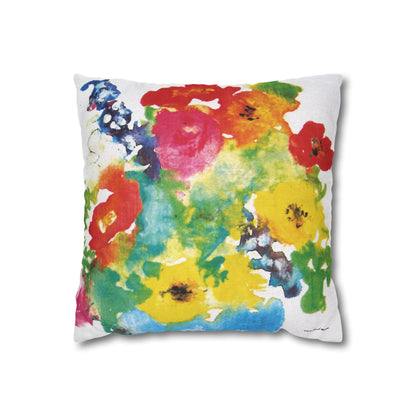 Miriam Rose "Spring Flowers"  IndoorAccent Pillow Cover