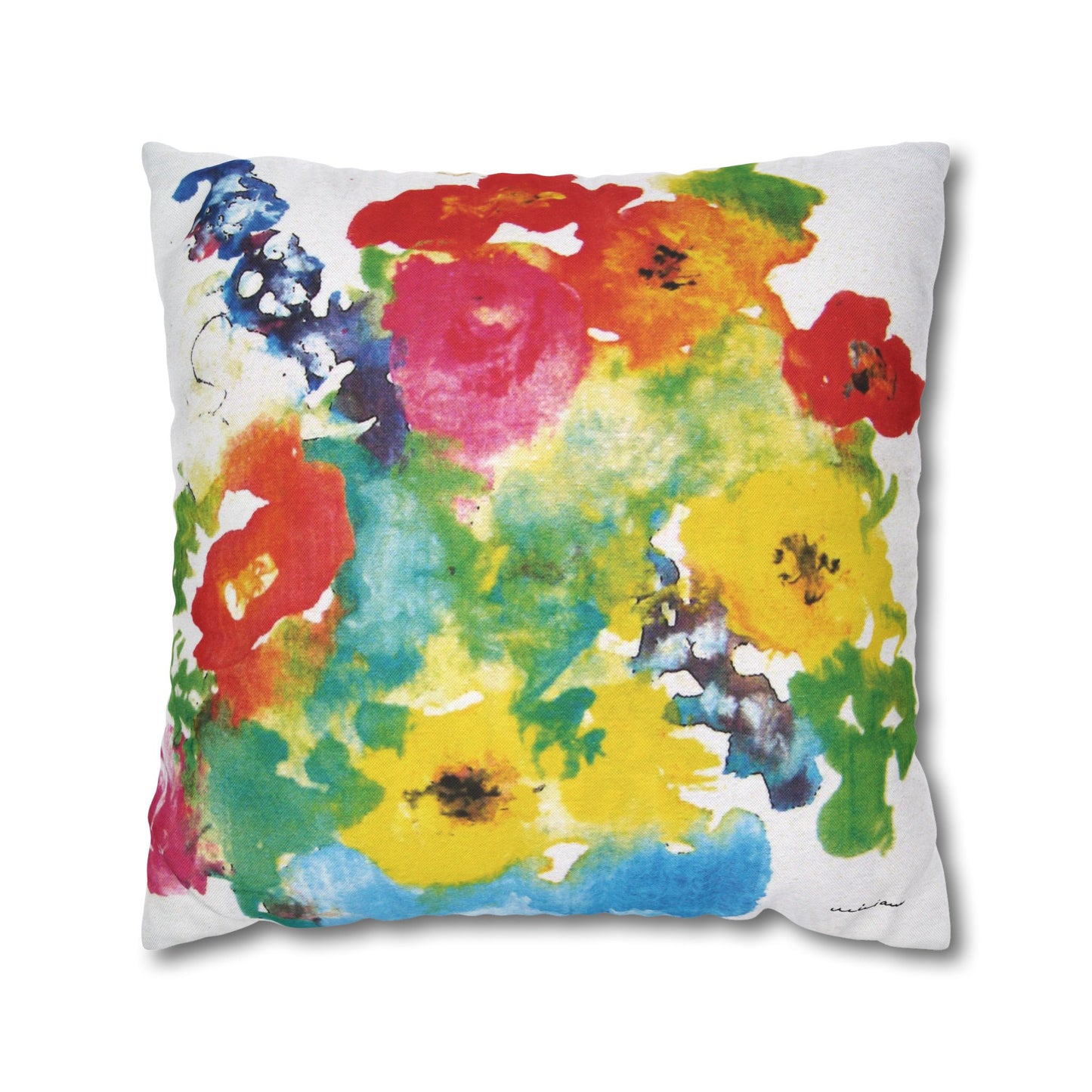 Miriam Rose "Spring Flowers"  IndoorAccent Pillow Cover