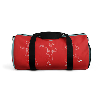 Miriam Rose "Interpretive Dance" WKNDR Duffle Bag (Red / Cyan)