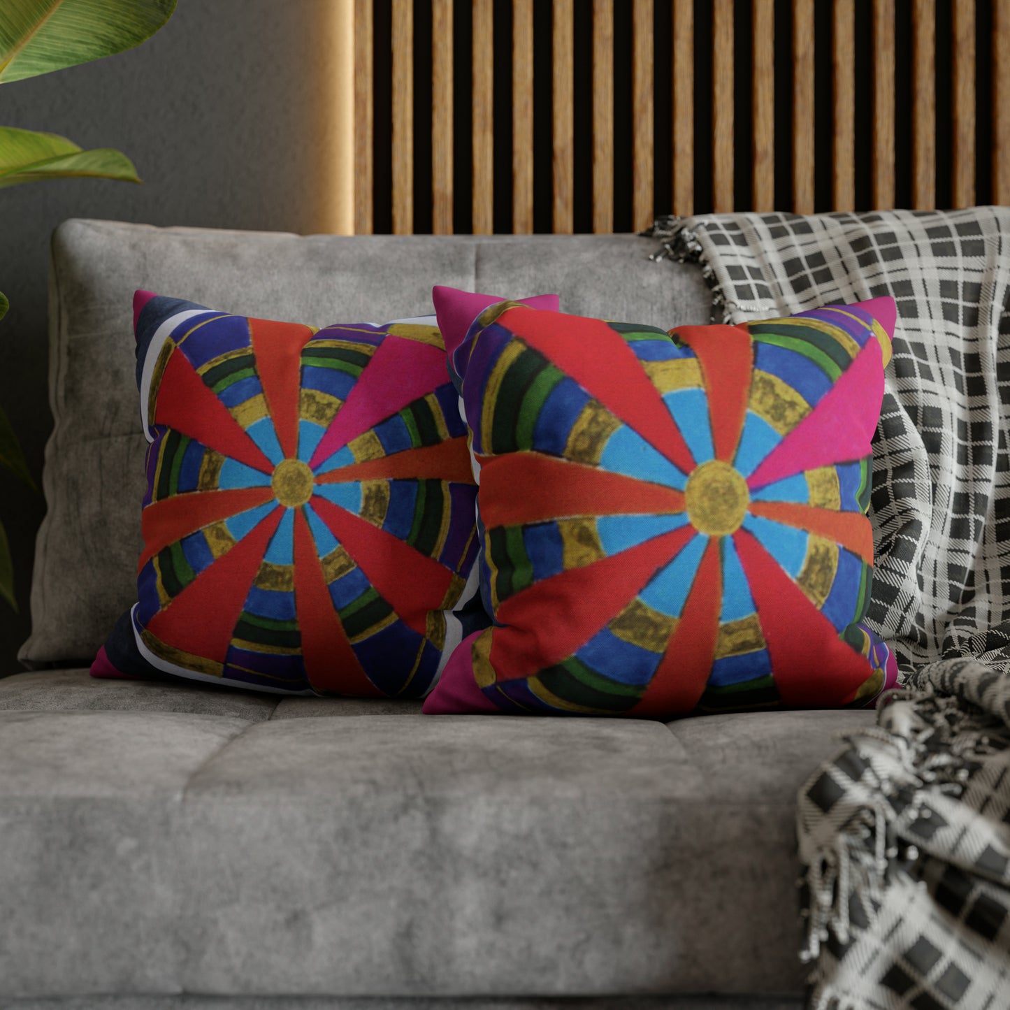 Miriam Rose "Pinwheel" Indoor Accent Pillow Cover