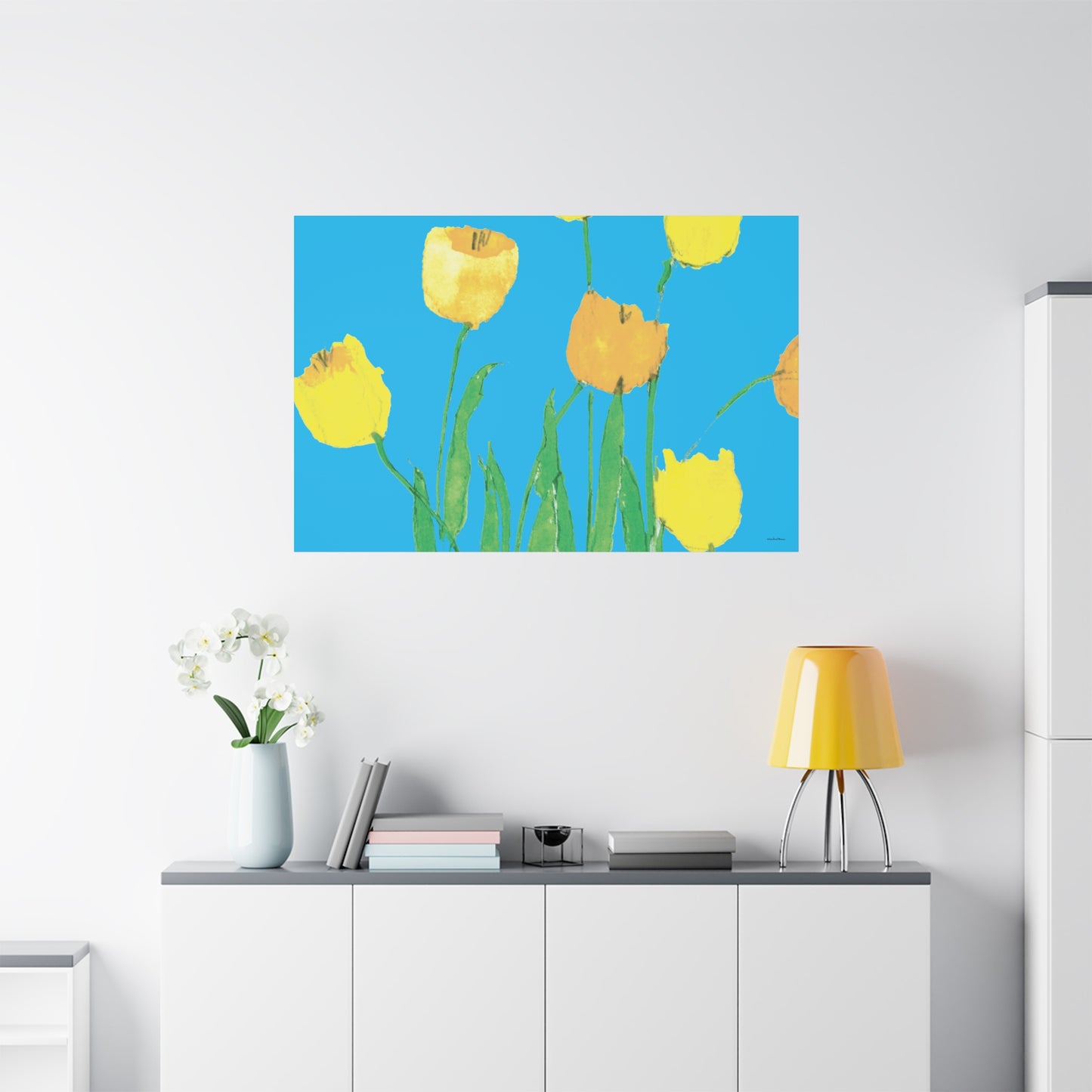 Miriam Rose "Golden Tulips" Fine Art Print