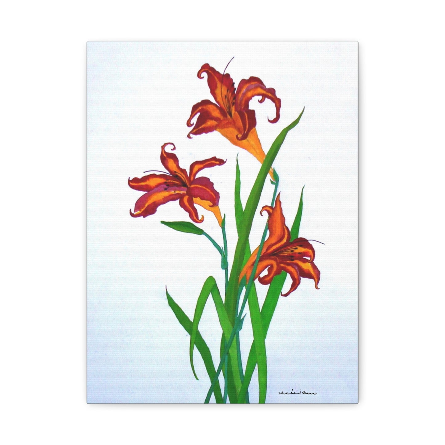 Miriam Rose "Red Lillies" Fine Art Print