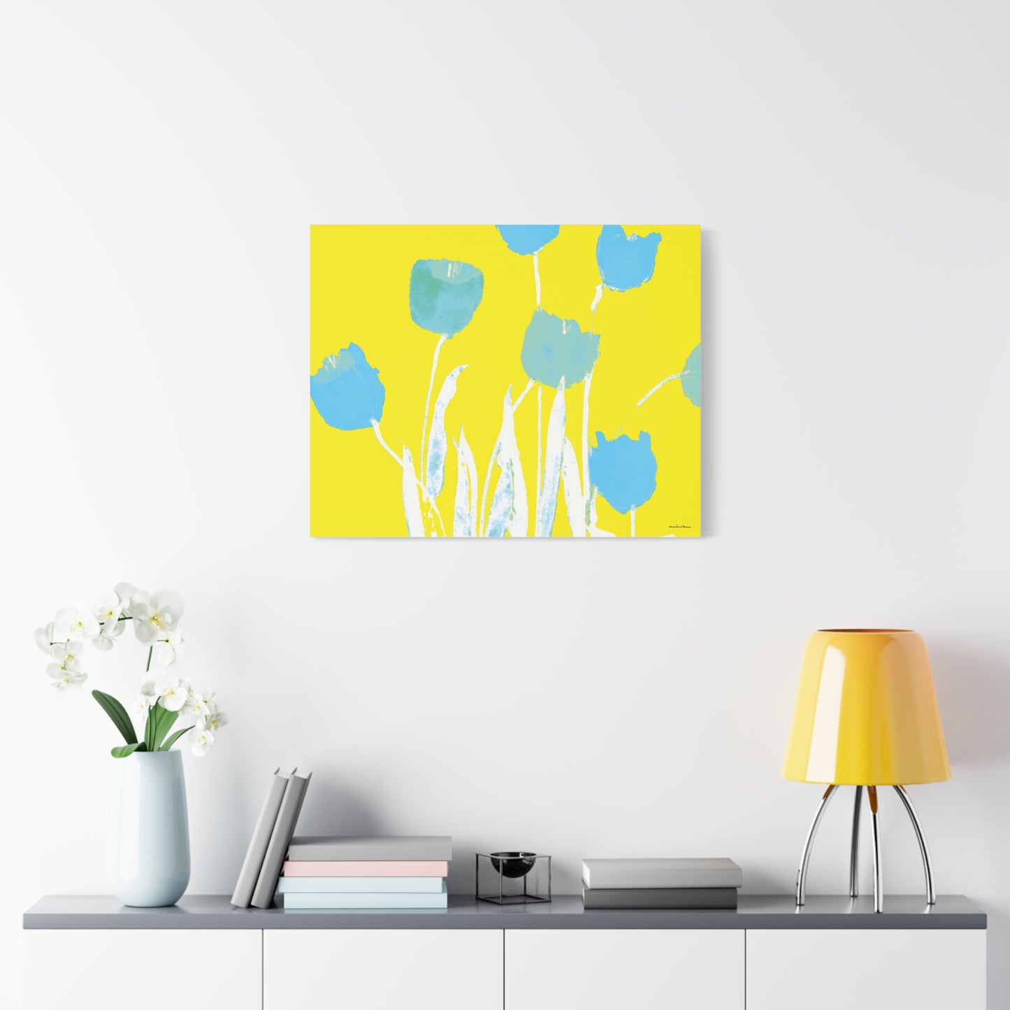 Miriam Rose "Turquoise Tulips" Fine Art Print