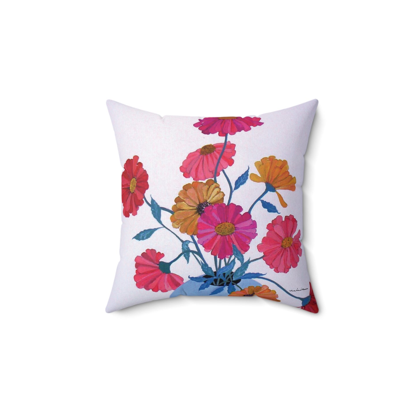 Miriam Rose "Wild Flowers" Indoor Accent Pillow