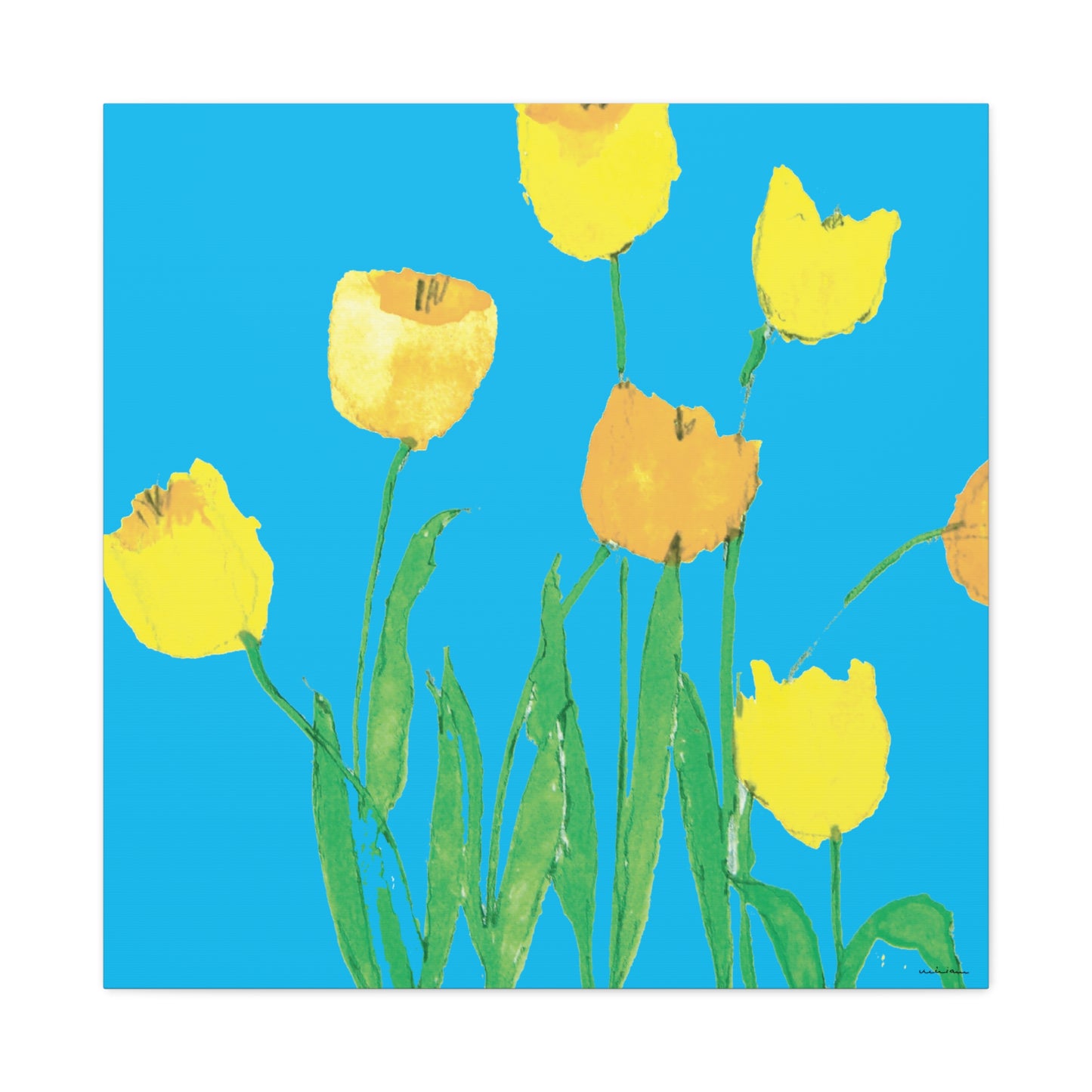 Miriam Rose "Golden Tulips" Fine Art Print