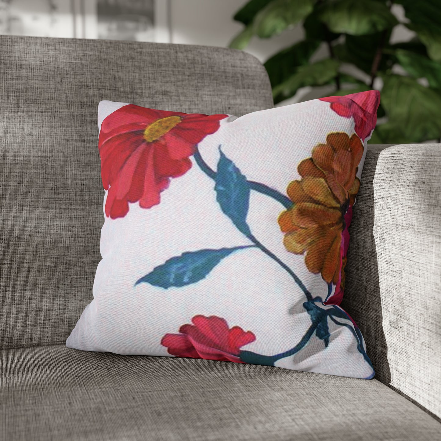 Miriam Rose "Wild Flowers" Indoor Accent Pillow Cover