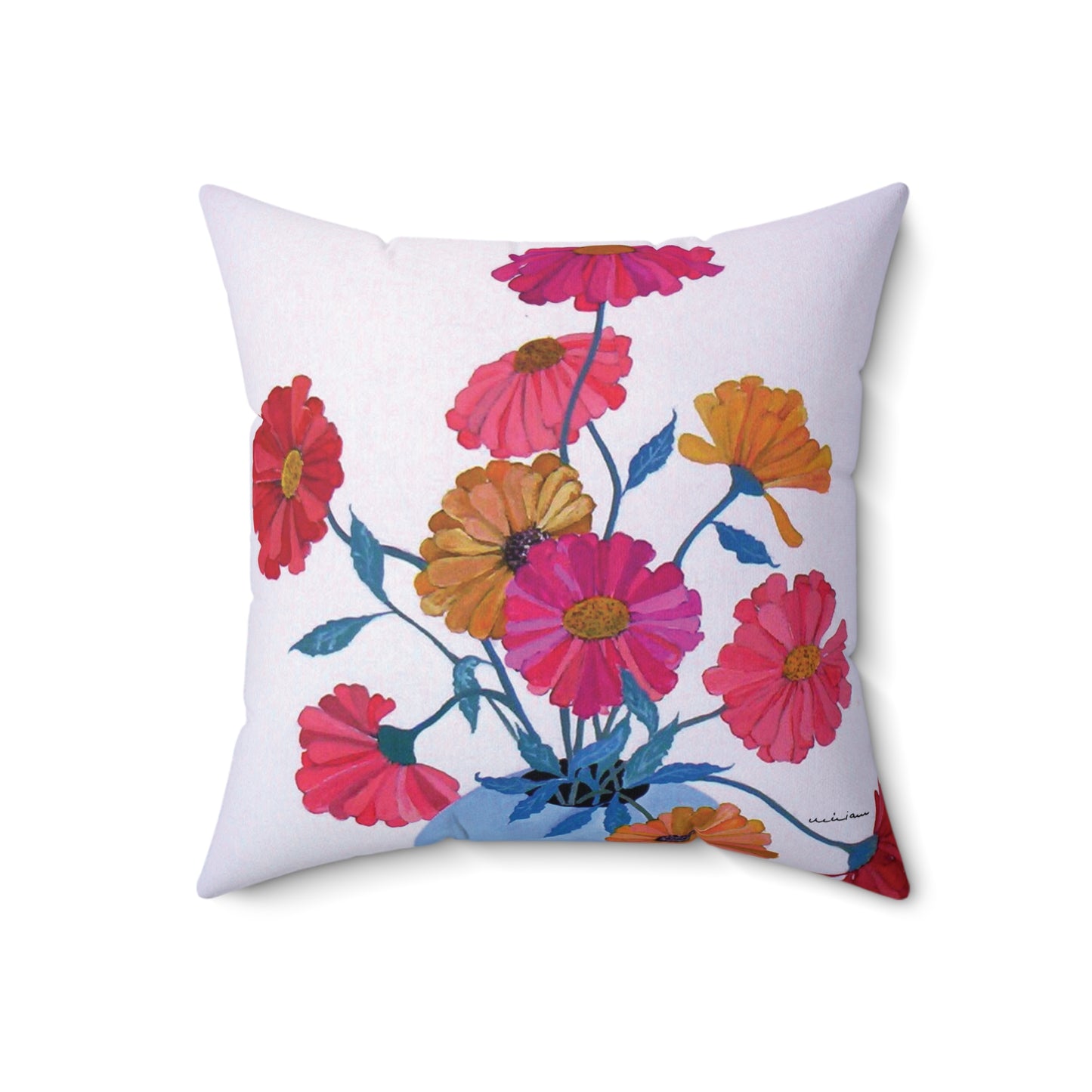 Miriam Rose "Wild Flowers" Indoor Accent Pillow