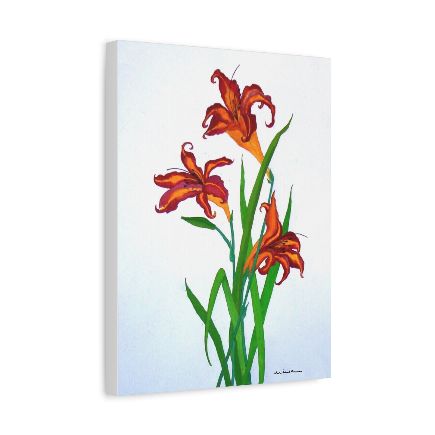 Miriam Rose "Red Lillies" Fine Art Print