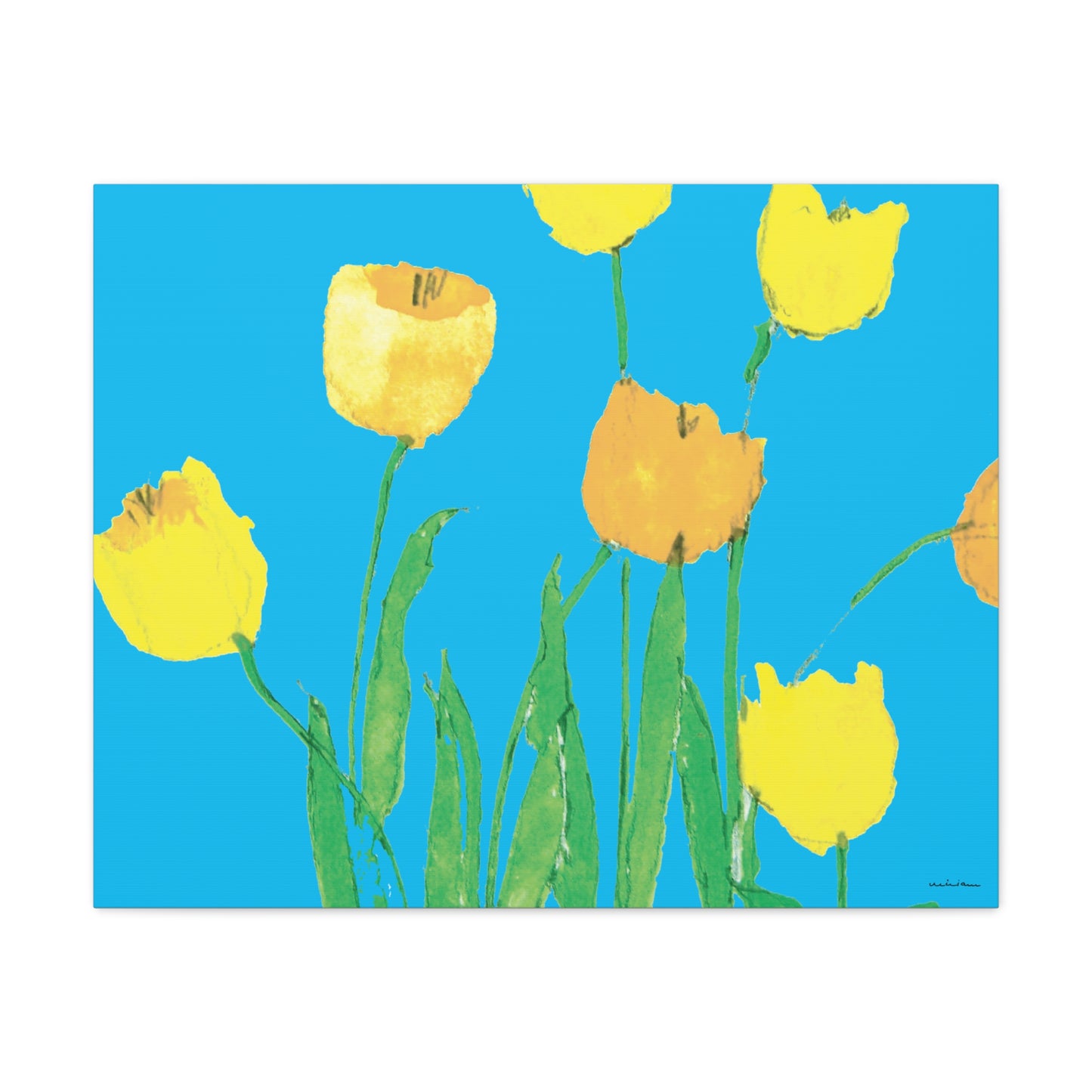 Miriam Rose "Golden Tulips" Fine Art Print