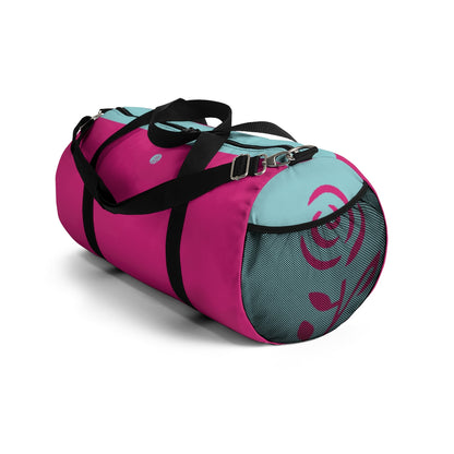 Miriam Rose "Signature" Duffle Bag (Fuchsia / Cyan)